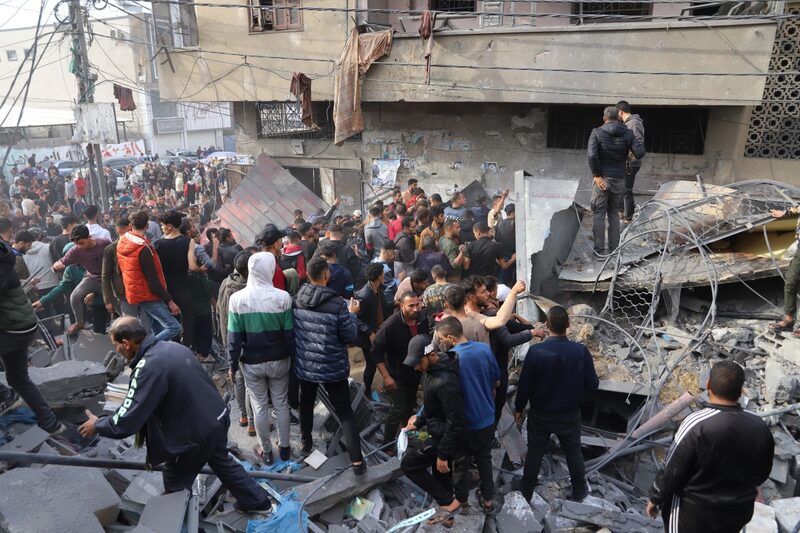 Israeli Airstrikes in Southern Gaza Strip Israeli Airstrikes in Southern Gaza Strip