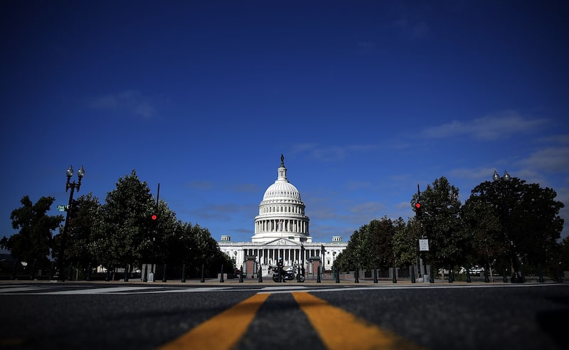 El edificio del Capitolio de los Estados Unidos. El edificio del Capitolio de los Estados Unidos.