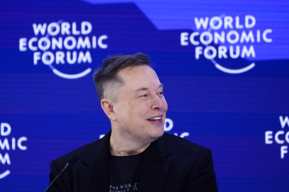 Elon Musk durante el Foro Económico Mundial celebrado en Davos, Suiza, el 22 de enero de 2026. Elon Musk durante el Foro Económico Mundial celebrado en Davos, Suiza, el 22 de enero de 2026.