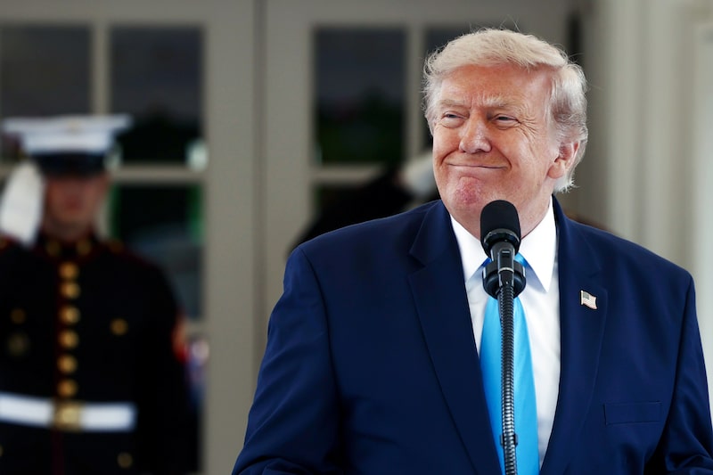 US President Donald Trump during an announcement on the Freedom Haulers initiative at the White House in Washington, DC, US, on Thursday, July 30, 2026. The Freedom Haulers initiative seeks to assist military veterans transition into commercial truck drivers. Photographer: Jim Lo Scalzo/EPA/Bloomberg US President Donald Trump during an announcement on the Freedom Haulers initiative at the White House in Washington, DC, US, on Thursday, July 30, 2026. The Freedom Haulers initiative seeks to assist military veterans transition into commercial truck drivers. Photographer: Jim Lo Scalzo/EPA/Bloomberg
