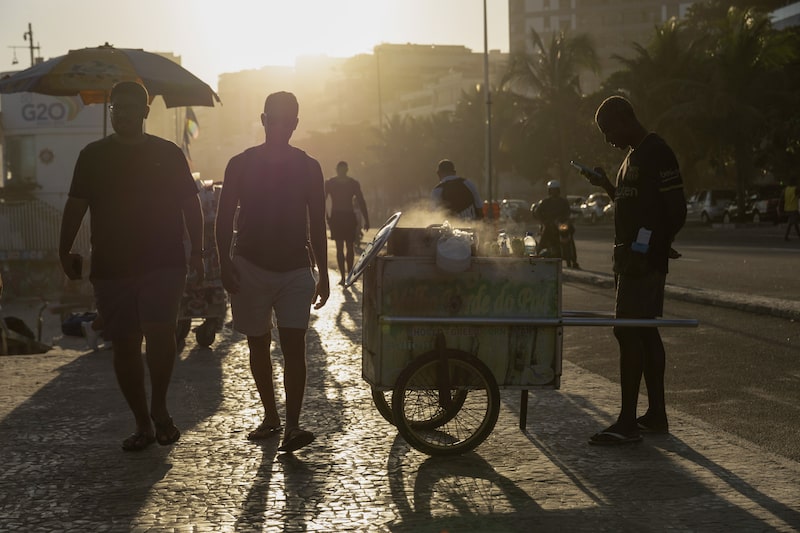 A sweet corn street vendor that accepts Pix instant-payment system at Ipanema Beach in Rio de Janeiro, Brazil, on Friday, May 3, 2024. Pix now surpasses credit and debit cards as the preferred method of payment in Brazil, sparking interest across Latin America, Europe and Africa, where authorities are trying to understand the key to the platform's popularity. Photographer: Dado Galdieri/Bloomberg A sweet corn street vendor that accepts Pix instant-payment system at Ipanema Beach in Rio de Janeiro, Brazil, on Friday, May 3, 2024. Pix now surpasses credit and debit cards as the preferred method of payment in Brazil, sparking interest across Latin America, Europe and Africa, where authorities are trying to understand the key to the platform's popularity. Photographer: Dado Galdieri/Bloomberg