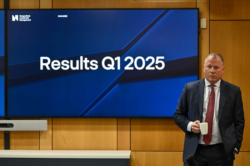 Nicolai Tangen, CEO de Norges Bank Investment Management, durante una rueda de prensa en Oslo, Noruega, el jueves 24 de abril de 2025. Nicolai Tangen, CEO de Norges Bank Investment Management, durante una rueda de prensa en Oslo, Noruega, el jueves 24 de abril de 2025.