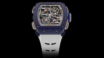El reloj de US$1,9 millones que mide partidos y goles: la apuesta futbolera de Richard Mille El reloj de US$1,9 millones que mide partidos y goles: la apuesta futbolera de Richard Mille