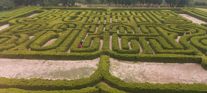 Maze honoring Jorge Luis Borges in Cuadro Bombal, San Rafael Mendoza. Maze honoring Jorge Luis Borges in Cuadro Bombal, San Rafael Mendoza.