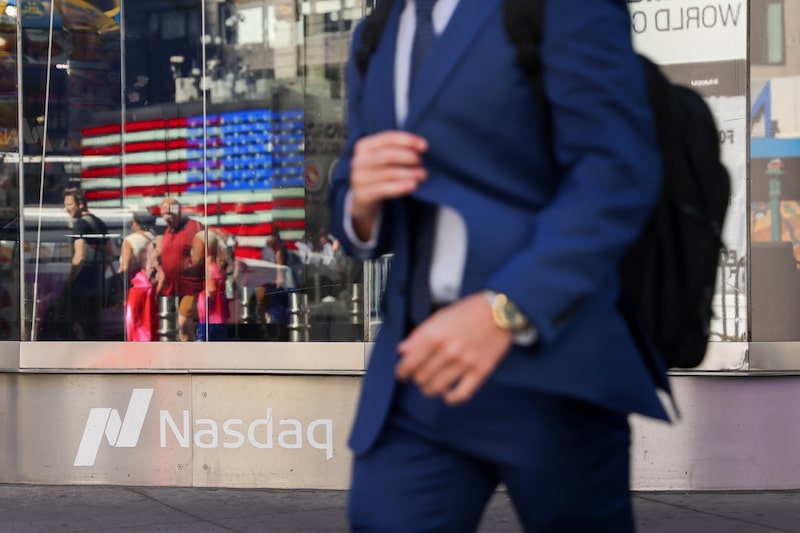 El Nasdaq MarketSite en Nueva York el 15 de junio. Foto: Michael Nagle/Bloomberg El Nasdaq MarketSite en Nueva York el 15 de junio. Foto: Michael Nagle/Bloomberg