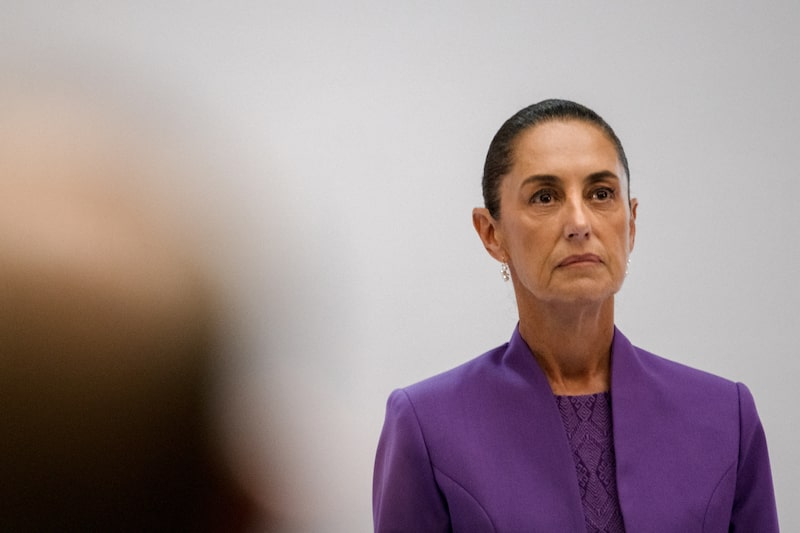 Claudia Sheinbaum, Mexico's president, delivers a state of the union address at the National Palace in Mexico City, Mexico, on Tuesday, Sept. 1, 2026. Sheinbaum said her administration has cut spending by MXN200 billion ($11.8 billion) from 2024. Photographer: Mayolo Lopez Gutierrez/Bloomberg Claudia Sheinbaum, Mexico's president, delivers a state of the union address at the National Palace in Mexico City, Mexico, on Tuesday, Sept. 1, 2026. Sheinbaum said her administration has cut spending by MXN200 billion ($11.8 billion) from 2024. Photographer: Mayolo Lopez Gutierrez/Bloomberg