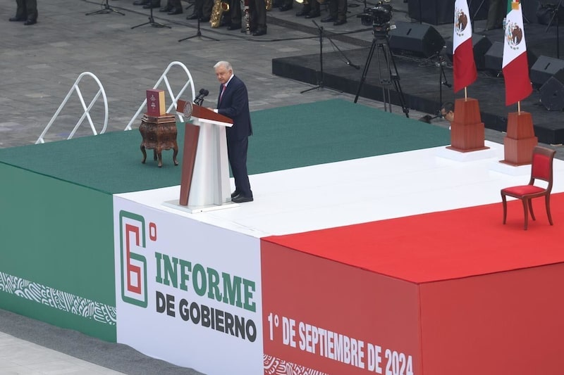 Sexto Informe de Gobierno de Andrés Manuel López Obrador, Ciudad de México, 1 de septiembre de 2024. Sexto Informe de Gobierno de Andrés Manuel López Obrador, Ciudad de México, 1 de septiembre de 2024.