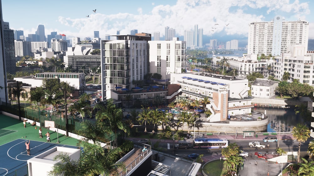 Panorámica de Vice City, en 'Grand Theft Auto VI'. Panorámica de Vice City, en 'Grand Theft Auto VI'.