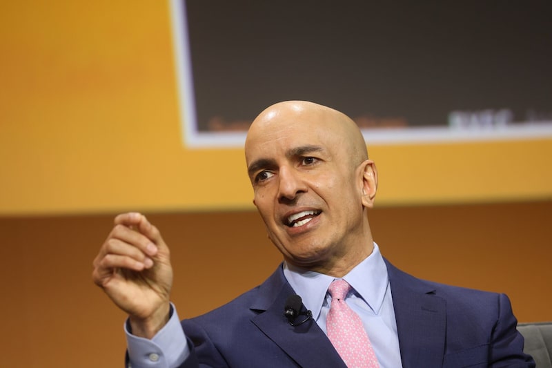 Neel Kashkari habla durante el evento Bloomberg Invest en Nueva York el martes. Neel Kashkari habla durante el evento Bloomberg Invest en Nueva York el martes.