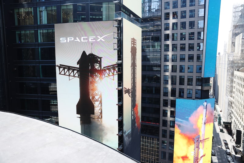 SpaceX signage during the closing bell ceremony at the Nasdaq MarketSite in New York, US, on Friday, June 12, 2026. Shares of SpaceX climbed in their first day of trading on Friday following a $75 billion IPO that smashed records and instantly turned the crown jewel of Elon Musks business empire into one of the most-valuable public companies in the world. Photographer: Michael Nagle/Bloomberg SpaceX signage during the closing bell ceremony at the Nasdaq MarketSite in New York, US, on Friday, June 12, 2026. Shares of SpaceX climbed in their first day of trading on Friday following a $75 billion IPO that smashed records and instantly turned the crown jewel of Elon Musks business empire into one of the most-valuable public companies in the world. Photographer: Michael Nagle/Bloomberg