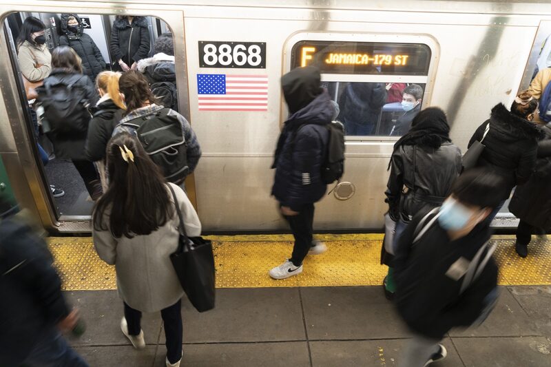 Imagen del subte de Nueva York Imagen del subte de Nueva York