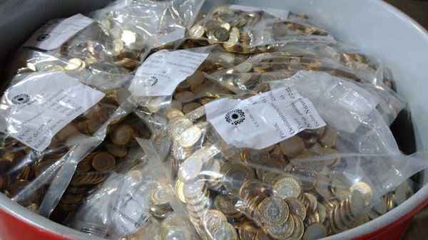Inédito: El BCRA subastará 962 toneladas de monedas por $522 millones Inédito: El BCRA subastará 962 toneladas de monedas por $522 millones