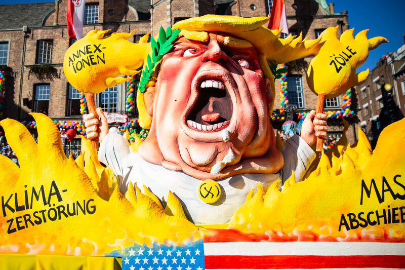 Dusseldorf Celebrates Rose Monday Carnival Parade Dusseldorf Celebrates Rose Monday Carnival Parade