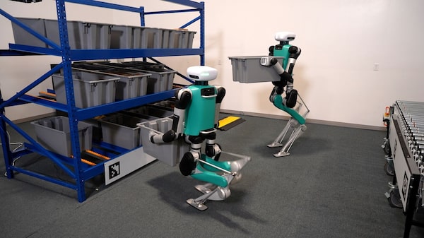 Amazon prueba un robot humanoide para automatizar sus almacenes Amazon prueba un robot humanoide para automatizar sus almacenes