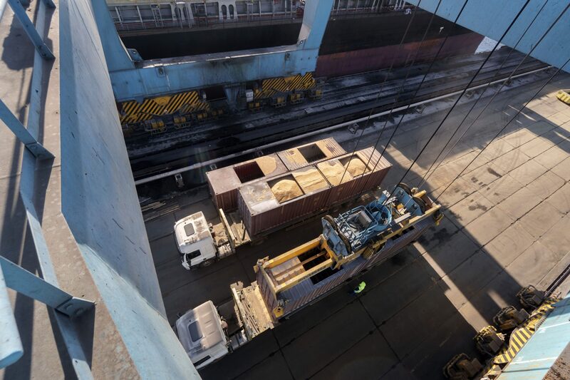 Terminal de granos en Ucrania Terminal de granos en Ucrania