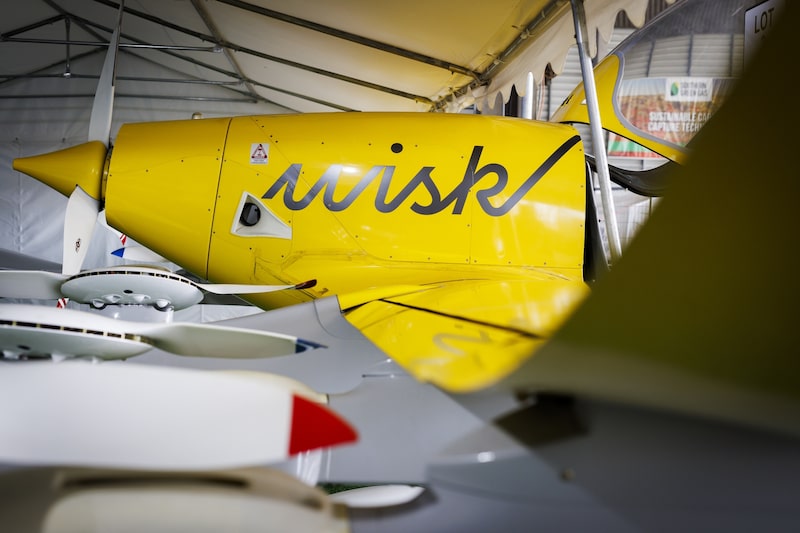 Un taxi volador de Wisk Aero en Brisbane, Australia. Fotógrafo: Ian Waldie/Bloomberg. Un taxi volador de Wisk Aero en Brisbane, Australia. Fotógrafo: Ian Waldie/Bloomberg.