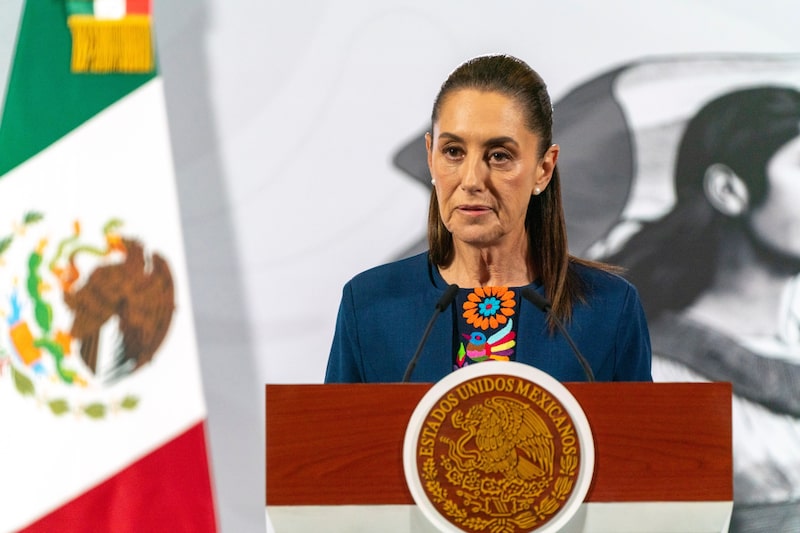 La presidenta de México, Claudia Sheinbaum, durante una conferencia de prensa. La presidenta de México, Claudia Sheinbaum, durante una conferencia de prensa.