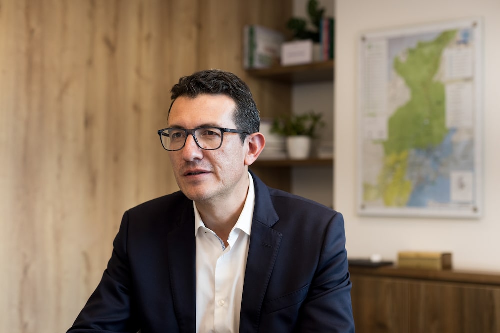 CEO de TGI, Jorge Henao. Fotógrafa: Fernanda Pineda/Bloomberg CEO de TGI, Jorge Henao. Fotógrafa: Fernanda Pineda/Bloomberg