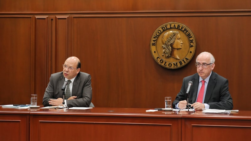 Germán Ávila, ministro de Hacienda, y Leonardo Villar, gerente del Banco de la República de Colombia. Germán Ávila, ministro de Hacienda, y Leonardo Villar, gerente del Banco de la República de Colombia.