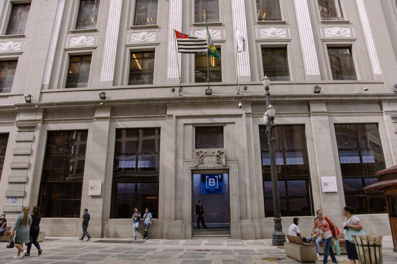 Sede da bolsa brasileira B3, em São Paulo Sede da bolsa brasileira B3, em São Paulo