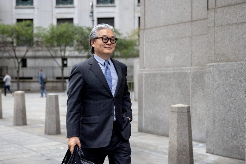 Bill Hwang sale del tribunal federal de Nueva York el 10 de junio. Bill Hwang sale del tribunal federal de Nueva York el 10 de junio.