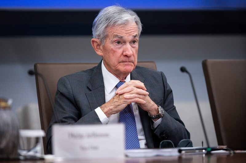 Jerome Powell, presidente del banco central estadounidense conocido como la Reserva Federal (Fotógrafo: Al Drago/Bloomberg). Jerome Powell, presidente del banco central estadounidense conocido como la Reserva Federal (Fotógrafo: Al Drago/Bloomberg).
