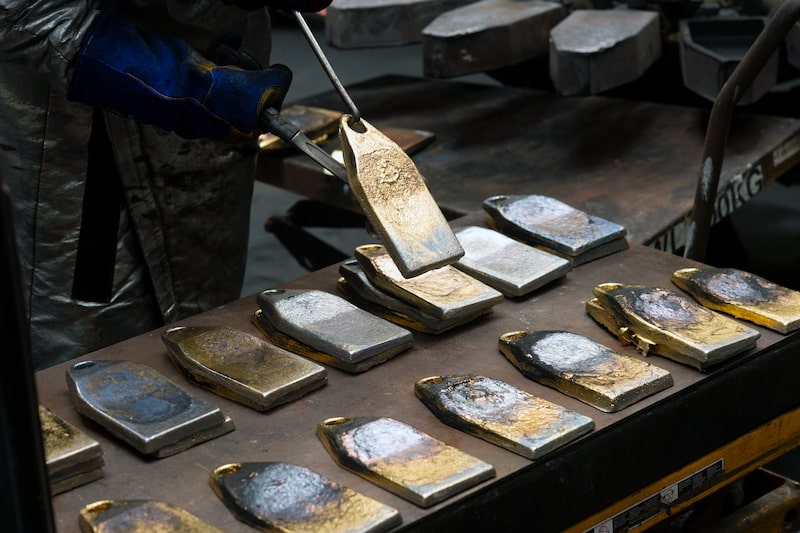 Gold anodes at the Perth Mint Refinery, operated by Gold Corp., in Perth, Australia, on Thursday, Feb. 5, 2026. The reversal came as the stock market was whipsawed by volatility, Bitcoin tumbled and what had been a steep run-up in gold and silver prices abruptly reversed, all of which drove investors into the safety of US Treasuries. Photographer: Matt Jelonek/Bloomberg Gold anodes at the Perth Mint Refinery, operated by Gold Corp., in Perth, Australia, on Thursday, Feb. 5, 2026. The reversal came as the stock market was whipsawed by volatility, Bitcoin tumbled and what had been a steep run-up in gold and silver prices abruptly reversed, all of which drove investors into the safety of US Treasuries. Photographer: Matt Jelonek/Bloomberg