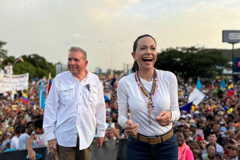Edmundo González Urrutia y María Corina Machado. Edmundo González Urrutia y María Corina Machado.