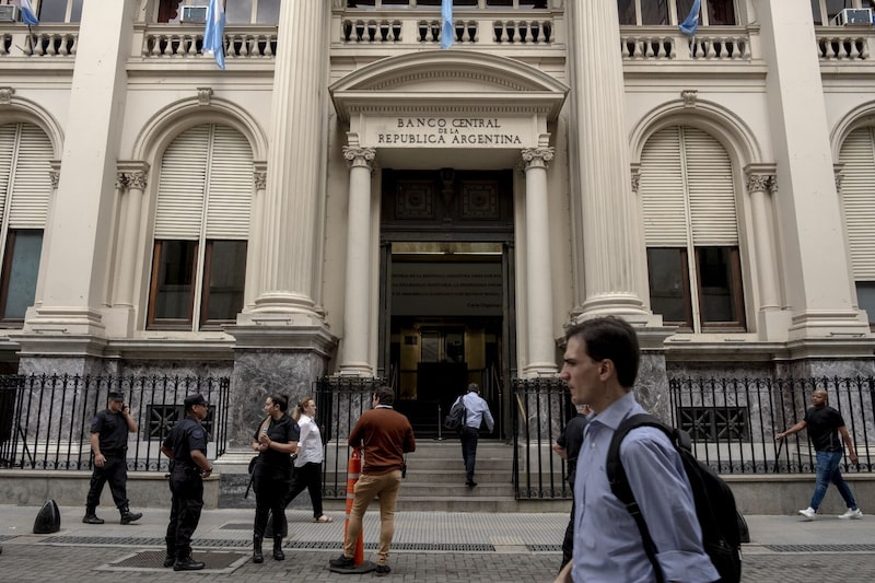 El Banco Central de Argentina en Buenos Aires, Argentina, el martes 21 de noviembre de 2023. El Banco Central de Argentina en Buenos Aires, Argentina, el martes 21 de noviembre de 2023.