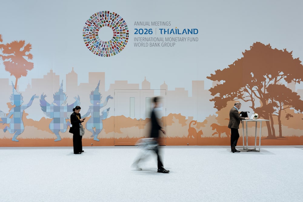 Behind the Scenes during the 2026 Annual Meetings of the International Monetary Fund and World Bank Group, in Bangkok, Thailand, on 12 October 2026. Behind the Scenes during the 2026 Annual Meetings of the International Monetary Fund and World Bank Group, in Bangkok, Thailand, on 12 October 2026.
