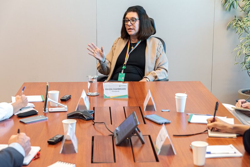 Chambriard formó parte del equipo de transición energética de Lula y recibió el respaldo de funcionarios próximos al presidente. Fotógrafo: Leonardo Carrato/Bloomberg Chambriard formó parte del equipo de transición energética de Lula y recibió el respaldo de funcionarios próximos al presidente. Fotógrafo: Leonardo Carrato/Bloomberg