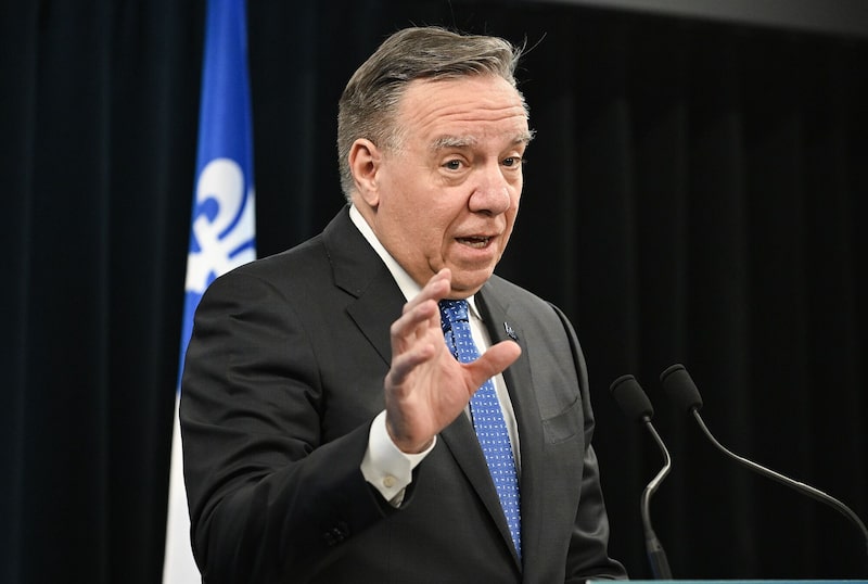 El primer ministro de Quebec Francois Legault El primer ministro de Quebec Francois Legault