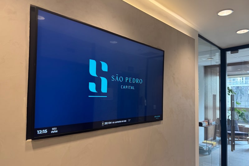 Escritório da gestora São Pedro Capital, em São Paulo Escritório da gestora São Pedro Capital, em São Paulo
