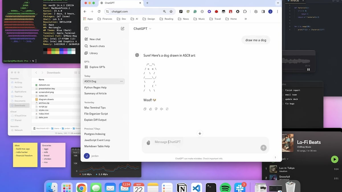 ChatGPT ahora permite procesar bocetos realizados en su app. Fotografía: OpenAI