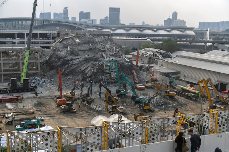 La torre de 30 pisos en construcción, que iba a albergar la Oficina Estatal de Auditoría de Tailandia, fue el único edificio que se derrumbó en la capital tailandesa tras el terremoto de magnitud 7,7 que sacudió Myanmar el 28 de marzo. (Bloomberg) La torre de 30 pisos en construcción, que iba a albergar la Oficina Estatal de Auditoría de Tailandia, fue el único edificio que se derrumbó en la capital tailandesa tras el terremoto de magnitud 7,7 que sacudió Myanmar el 28 de marzo. (Bloomberg)