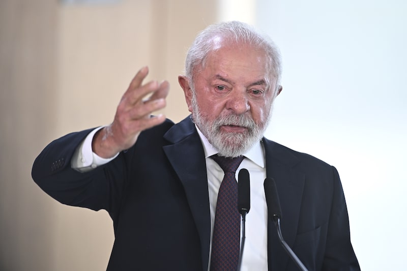 President Lula Da Silva Attends A Press Conference President Lula Da Silva Attends A Press Conference