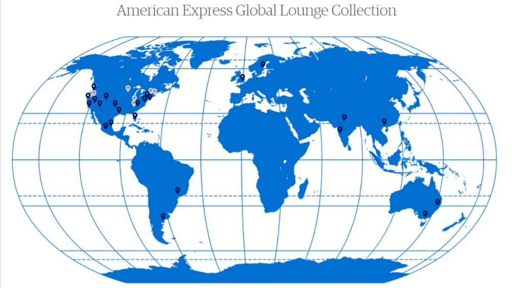 Fuente: https://www.thecenturionlounge.com / sitio web perteneciente a American Express Fuente: https://www.thecenturionlounge.com / sitio web perteneciente a American Express