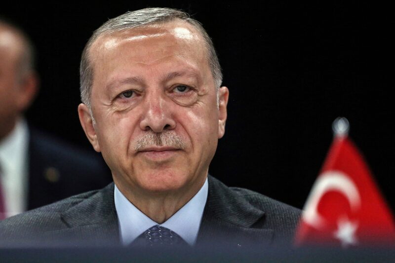 Recep Tayyip Erdogan, presidente de Turquía, en una reunión en el último día de la cumbre de la Organización del Tratado del Atlántico Norte (OTAN) en el Centro de Congresos de Ifema en Madrid, España, el jueves 30 de junio de 2022. Recep Tayyip Erdogan, presidente de Turquía, en una reunión en el último día de la cumbre de la Organización del Tratado del Atlántico Norte (OTAN) en el Centro de Congresos de Ifema en Madrid, España, el jueves 30 de junio de 2022.