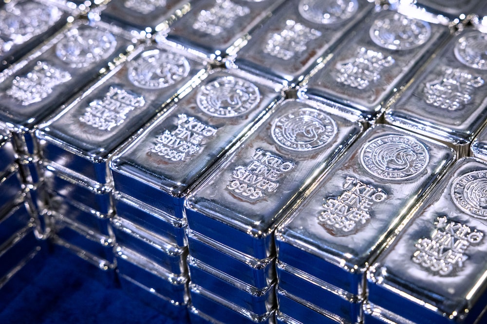 One-kilogram silver bars stacked at the Perth Mint Refinery, operated by Gold Corp., in Perth, Australia, on Thursday, Feb. 5, 2026. The reversal came as the stock market was whipsawed by volatility, Bitcoin tumbled and what had been a steep run-up in gold and silver prices abruptly reversed, all of which drove investors into the safety of US Treasuries. Photographer: Matt Jelonek/Bloomberg One-kilogram silver bars stacked at the Perth Mint Refinery, operated by Gold Corp., in Perth, Australia, on Thursday, Feb. 5, 2026. The reversal came as the stock market was whipsawed by volatility, Bitcoin tumbled and what had been a steep run-up in gold and silver prices abruptly reversed, all of which drove investors into the safety of US Treasuries. Photographer: Matt Jelonek/Bloomberg