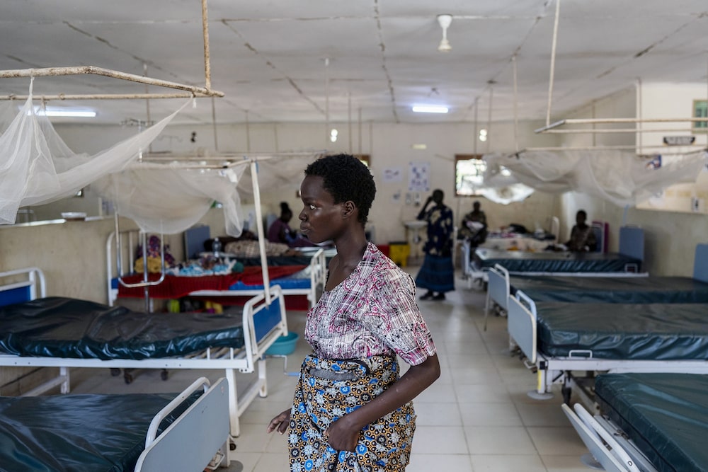 Una mujer embarazada en un hospital gestionado por el Comité Internacional de Rescate el 2 de octubre. Fotógrafo: Simon Marks/Bloomberg Una mujer embarazada en un hospital gestionado por el Comité Internacional de Rescate el 2 de octubre. Fotógrafo: Simon Marks/Bloomberg