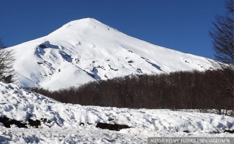 Alerta naranja para el volcán Villarrica. Alerta naranja para el volcán Villarrica.