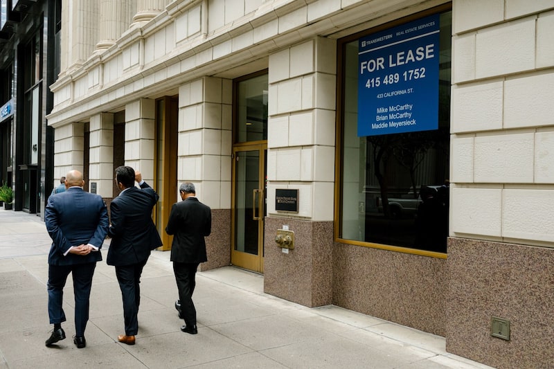 Prédio comercial disponível em São Francisco: mercado nos EUA ainda enfrenta desafio de ocupação (Foto: Jason Henry/Bloomberg) Prédio comercial disponível em São Francisco: mercado nos EUA ainda enfrenta desafio de ocupação (Foto: Jason Henry/Bloomberg)