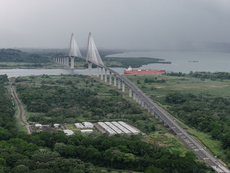 El Puente Atlántico, cerca de las esclusas de Agua Clara del canal de Panamá, en las cercanías de Colón, Panamá, el domingo 8 de febrero de 2026. Foto: Luis Antonio Rojas/Bloomberg El Puente Atlántico, cerca de las esclusas de Agua Clara del canal de Panamá, en las cercanías de Colón, Panamá, el domingo 8 de febrero de 2026. Foto: Luis Antonio Rojas/Bloomberg