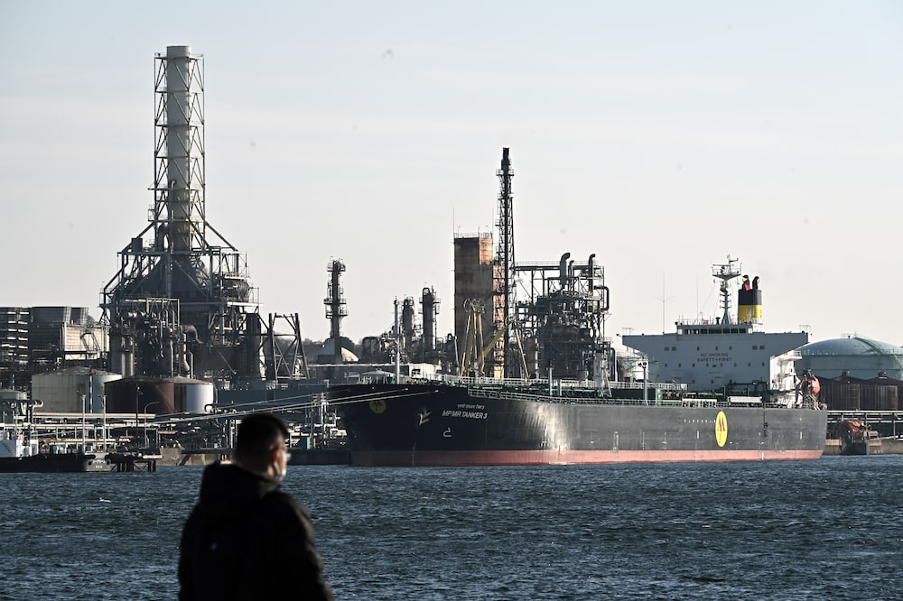 An oil tanker docked at an Eneos Corp. oil refinery in the Keihin industrial area in Yokohama, Japan, on Tuesday, March 24, 2026. Japanese Prime Minister Sanae Takaichi looked to ramp up the nations response to the fallout from the war in Iran with a thorough review of the ecosystem of oil-related products, as the likelihood builds of shortages and knock-on effects across the economy. Photographer: Soichiro Koriyama/Bloomberg An oil tanker docked at an Eneos Corp. oil refinery in the Keihin industrial area in Yokohama, Japan, on Tuesday, March 24, 2026. Japanese Prime Minister Sanae Takaichi looked to ramp up the nations response to the fallout from the war in Iran with a thorough review of the ecosystem of oil-related products, as the likelihood builds of shortages and knock-on effects across the economy. Photographer: Soichiro Koriyama/Bloomberg