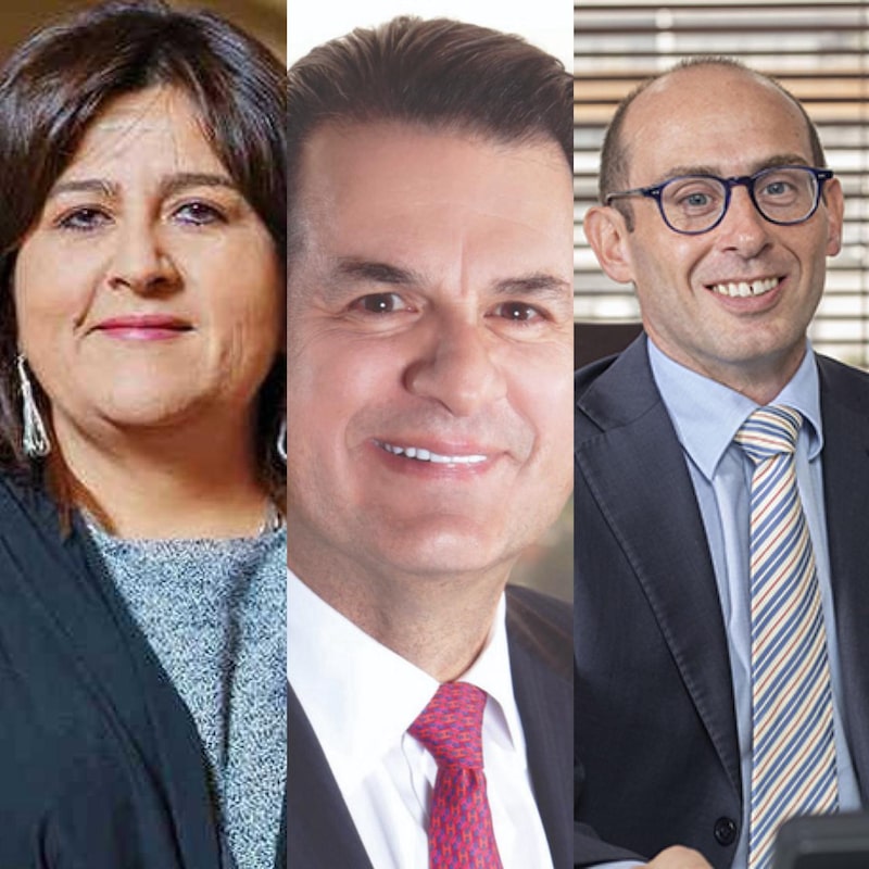 María Lorena Gutiérrez, Luis Carlos Sarmiento Gutiérrez y Francesco Bertoli María Lorena Gutiérrez, Luis Carlos Sarmiento Gutiérrez y Francesco Bertoli