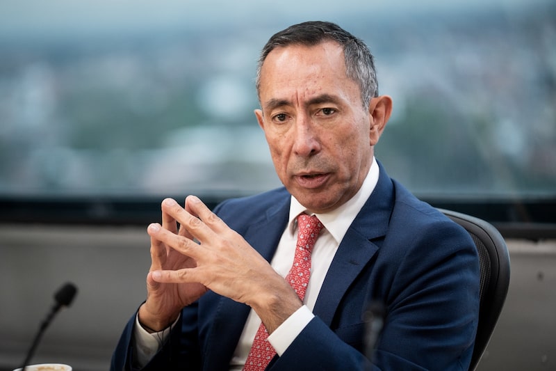 Gustavo Roa, CEO de la estatal petrolera, busca que Venezuela suministre gas a Colombia y enviar electricidad al país caribeño. Fotografía: Nathalia Angarita/Bloomberg. Gustavo Roa, CEO de la estatal petrolera, busca que Venezuela suministre gas a Colombia y enviar electricidad al país caribeño. Fotografía: Nathalia Angarita/Bloomberg.