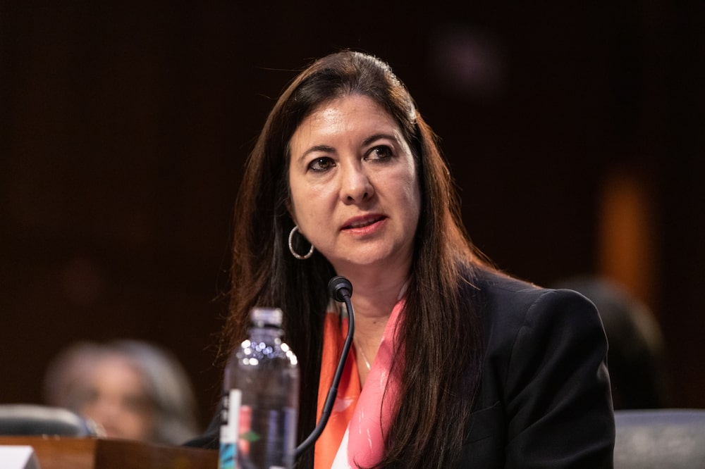 Adriana Kugler declara ante la Comisión Bancaria del Senado a principios de este año. Adriana Kugler declara ante la Comisión Bancaria del Senado a principios de este año.