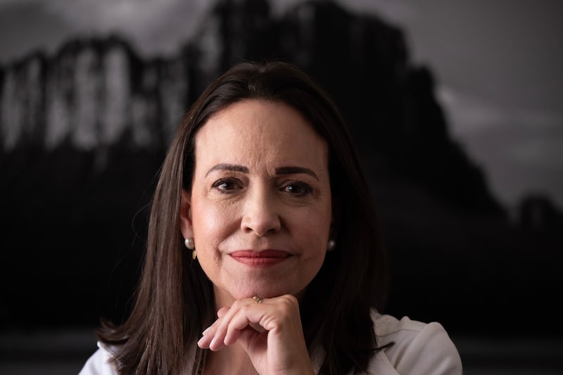 María Corina Machado Fotógrafa: Gaby Oraa/Bloomberg. María Corina Machado Fotógrafa: Gaby Oraa/Bloomberg.