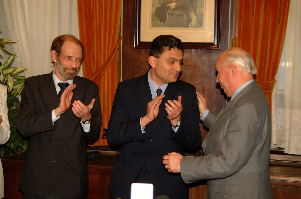 Alfie asumió en 2003 como ministro de Economía, en lugar de Alejandro Atchugarry. Foto: Archivo Presidencia de la República. Alfie asumió en 2003 como ministro de Economía, en lugar de Alejandro Atchugarry. Foto: Archivo Presidencia de la República.