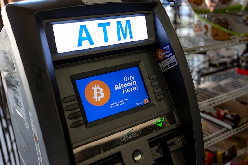 Cajero de bitcoin. Cajero de bitcoin.
